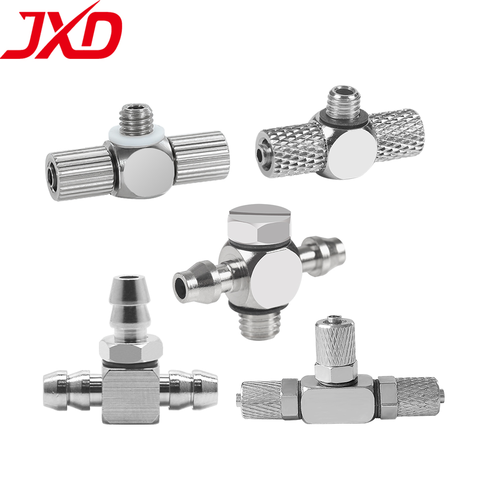Compression Fitting Brass - JXD ข้อต่อฟิตติ้งทองเหลือง M/MS-ATHU Series ขั้วต่อนิวเมติกสแตนเลส