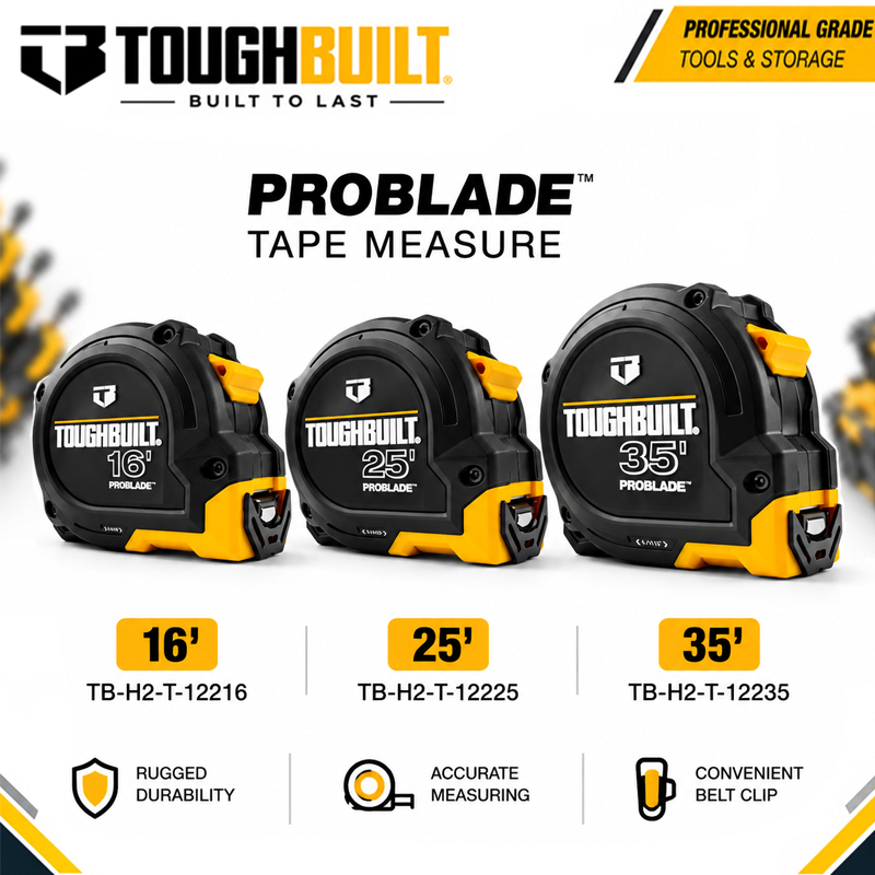 TOUGHBUILT รุ่น ProBlade ขนาด  - Stanley Tape 25Ft บทวิจารณ์และราคา