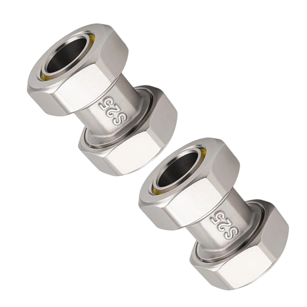 2 ชิ้น ข้อต่อท่ออากาศทองเหลือง - Compression Fitting Brass บทวิจารณ์และราคา