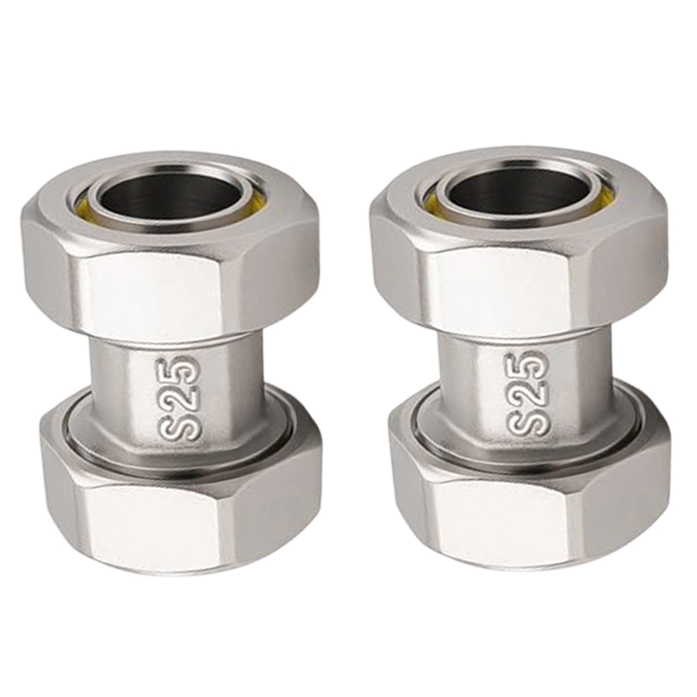 2 ชิ้น ข้อต่อท่ออากาศทองเหลือง - Compression Fitting Brass บทวิจารณ์และราคา