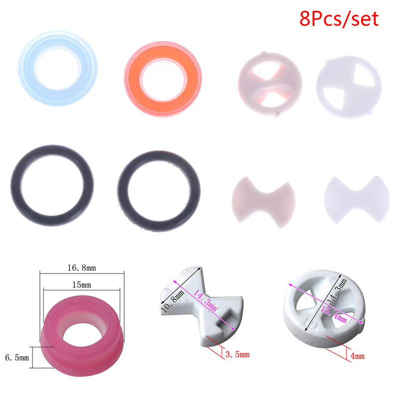 【8 ชิ้น/ชุด แผ่นซิลิโคนเซรามิก - Silicone Tap Washer บทวิจารณ์และราคา