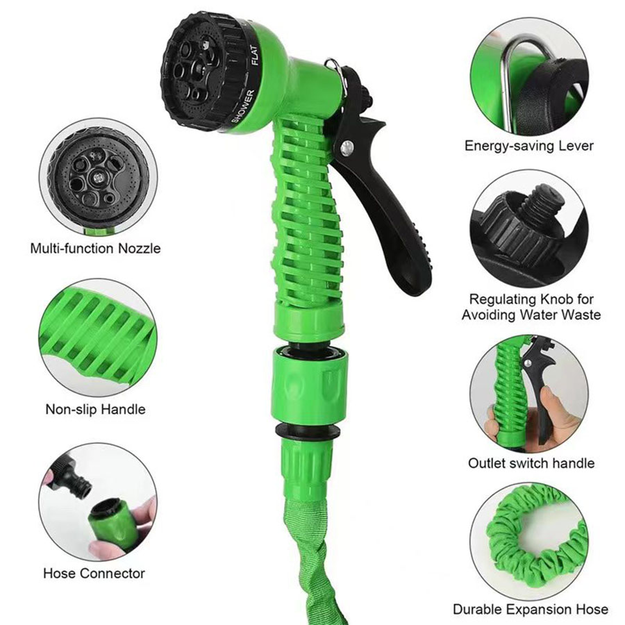 25FT-200FT สายยางมหัศจรรย์ที่ข - Flexible Hose Braided บทวิจารณ์และราคา